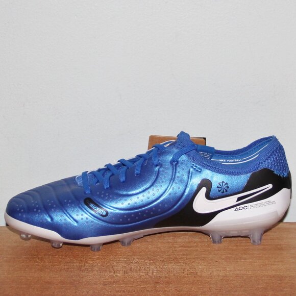 Nike Tiempo Legend 10 Elite AG Soccer Cleats Men 7.5 Women 9 Soar Blue - Picture 3 of 7